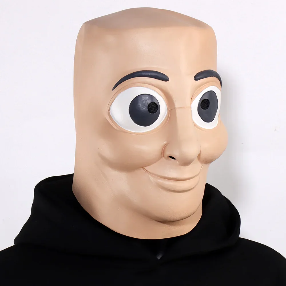 

Cute Tung Tung Tung Sahur Mask Cosplay Funny Full Face Cartoon Latex Helmet Halloween Carnival Dress Up Party Costume Props