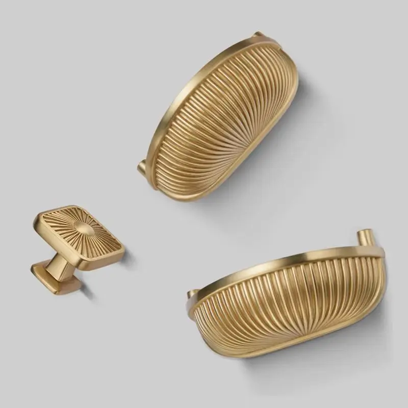 10PCS Zinc Alloy European Shell Design Furniture Handles Drawer Pulls Cupboard Wardrobe Dresser Kitchen Shoe TV Cabinet Pulls