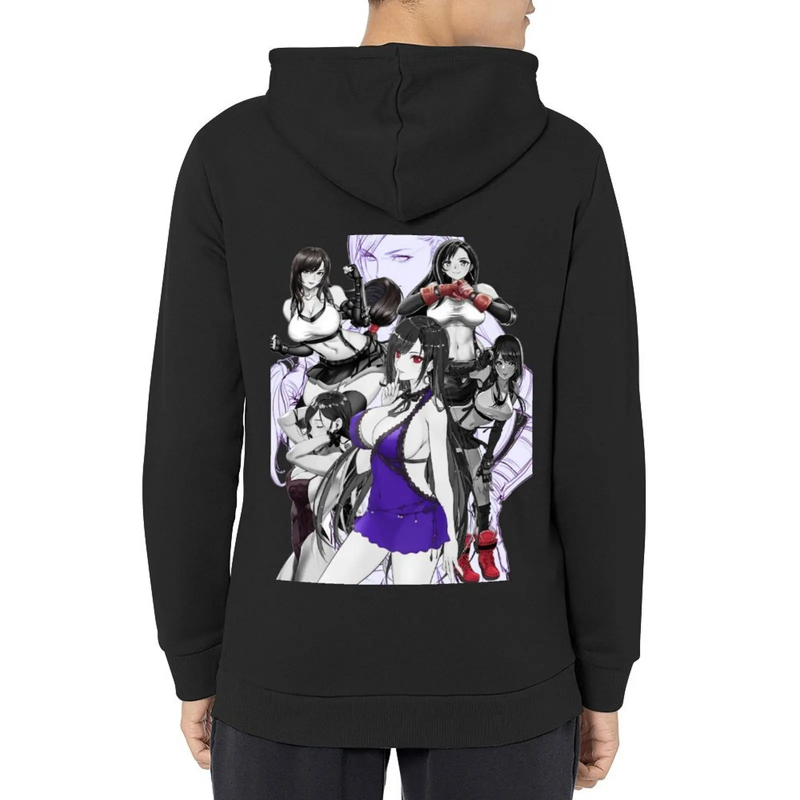 

Tifa lockhart all out Hoodie fashion men autumn new products men's sweat-shirt set clothes for men hoodie oversize