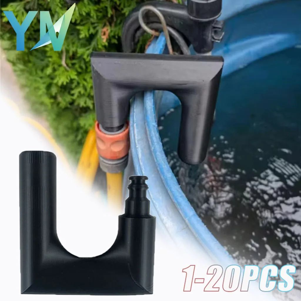 1-20 unidades Gancho de llenado de manguera de agua impreso en 3D para piscina y jardín, Herramienta de llenado de cubos y Soporte para tubo de riego de jardín