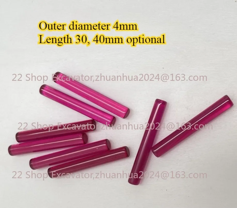 

Wire Cut Parts Ruby Sticks 4*30mm/4*40mm Holder from Wire EDM Machine 3pcs