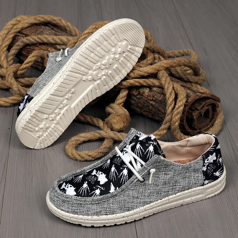 

Мужская прогулочная обувь без шнуровки с низким вырезом, комфортная повседневная прогулочная повседневная обувь, мягкая подошва, противоскользящая модная мужская обувь в стиле ретро