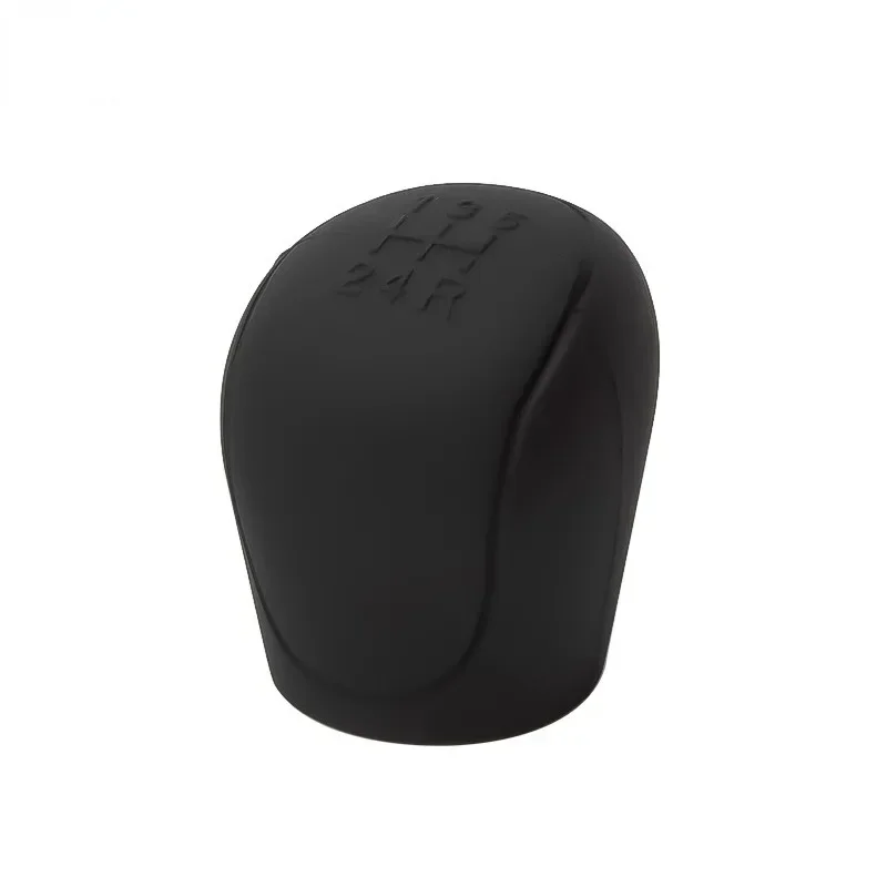 Car Silicone Gear Shift Knob Cover Gear Shift Non-Slip Grip Handle Protective Covers Manual 5-speed Car Interior Accessories