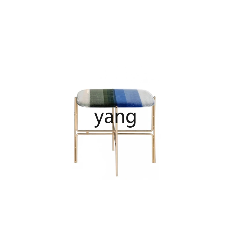

CX Creative Modern Art Side Table Resin Glass Tea Table
