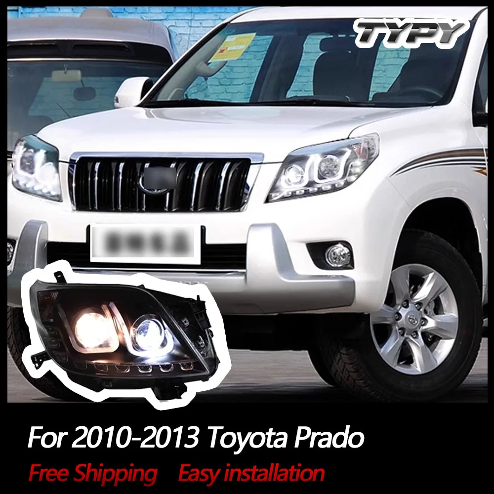 

TYPY Car Headlights For Toyota Prado 2010-2013 LED Car Lamps Daytime Running Lights Dynamic Turn Signals Car Accessories