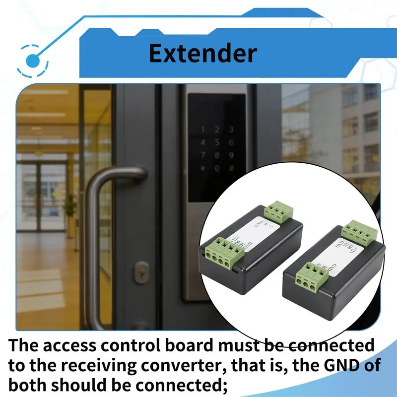 -[A51I Digital]Wiegand Extender / Wiegand Signal Format To RS485 Converter Auto Recognizes All WG Formats Extend Up To 500M
