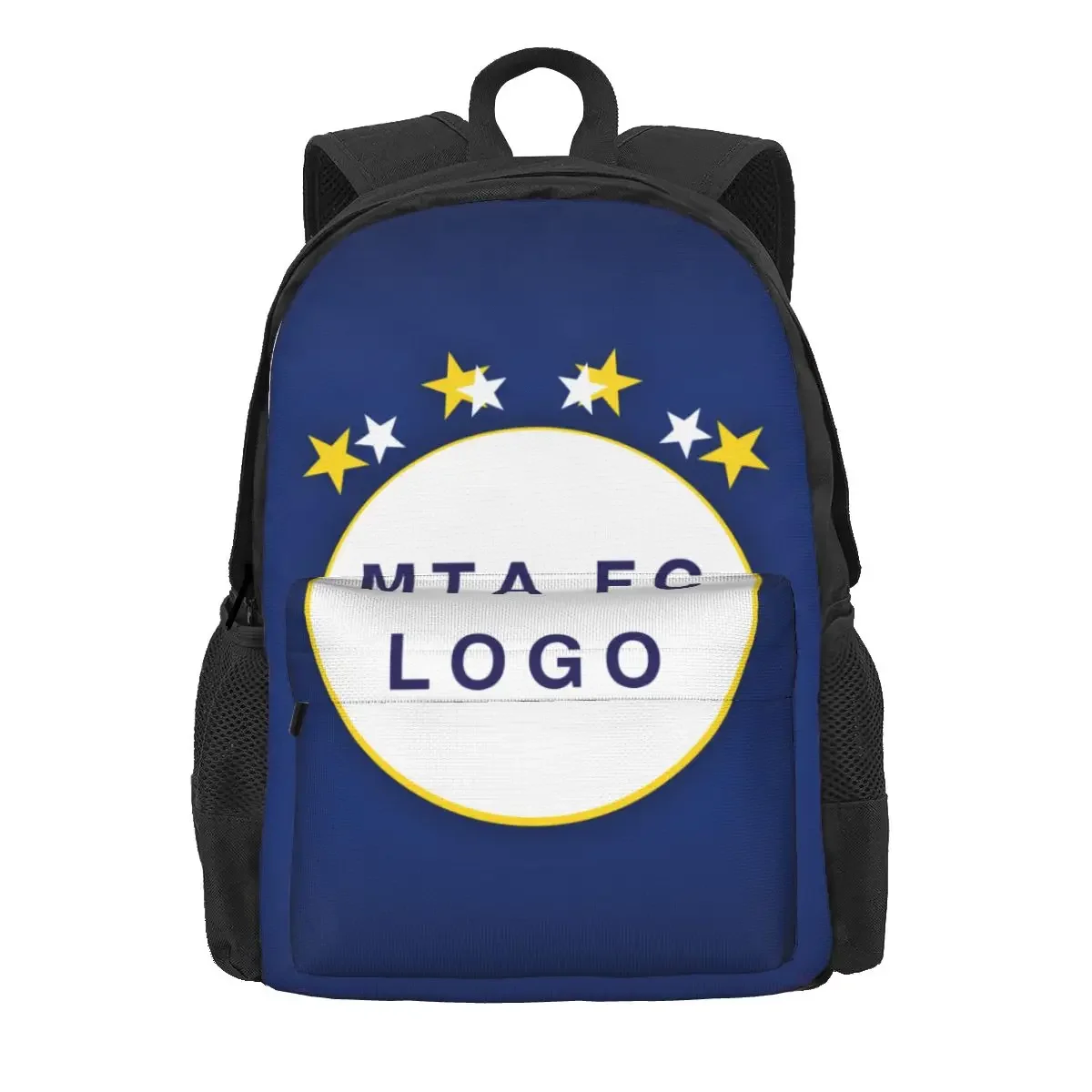 حقيبة ظهر للكمبيوتر المحمول للسفر من Maccabi Tel Aviv حقيبة كتب كاجوال Daypack حقيبة كمبيوتر مدرسية جامعية للنساء والرجال #2