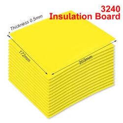 3240 Insulation Epoxy Plate 0.5mm Thickness 203*172mm for 3.2V 280Ah 320Ah 310Ah 90Ah 12.8V Lifepo4 Battery Pack Diy Use