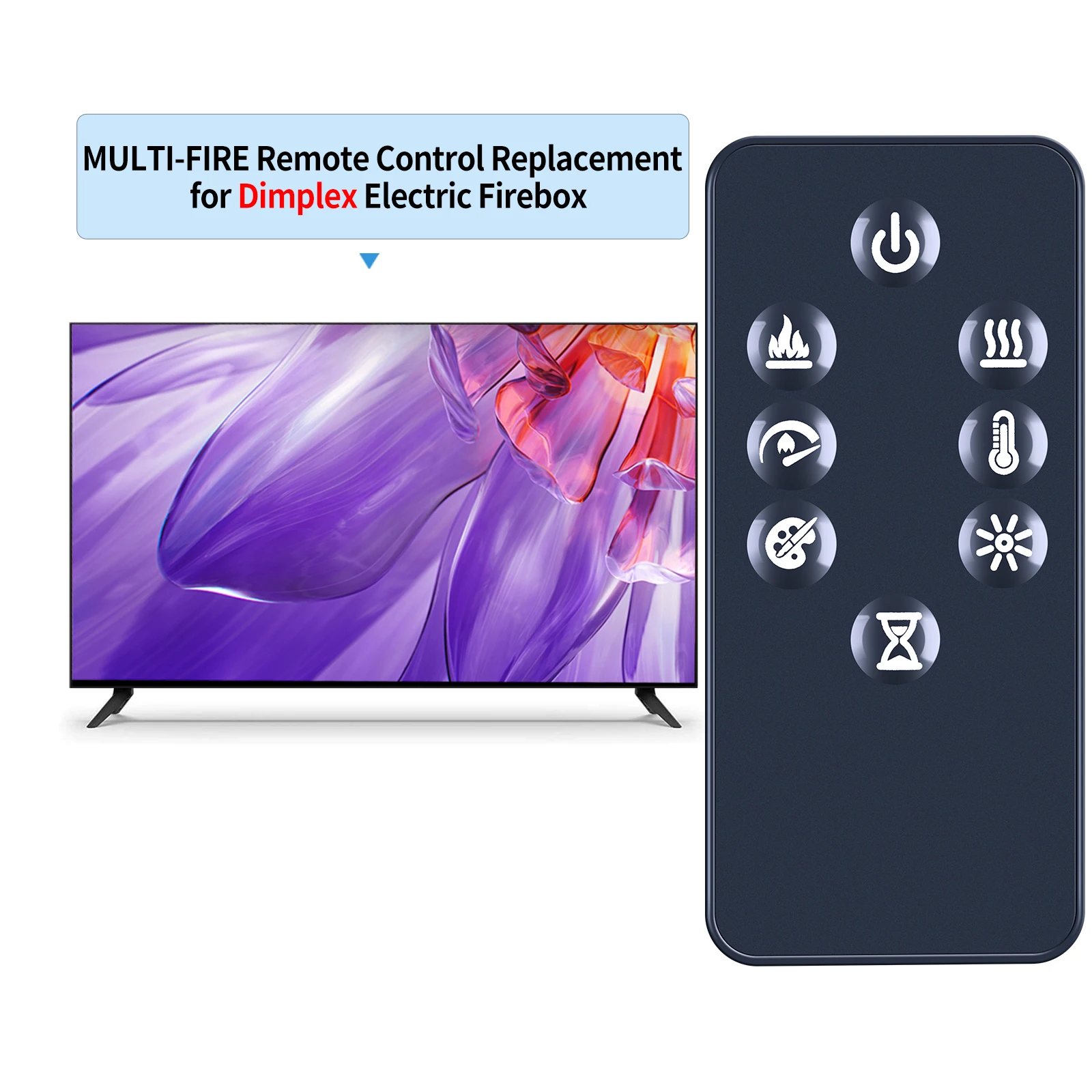 Mando a distancia para Dimplex Multi-Fire Plug-in Electric Firebox XHD23L