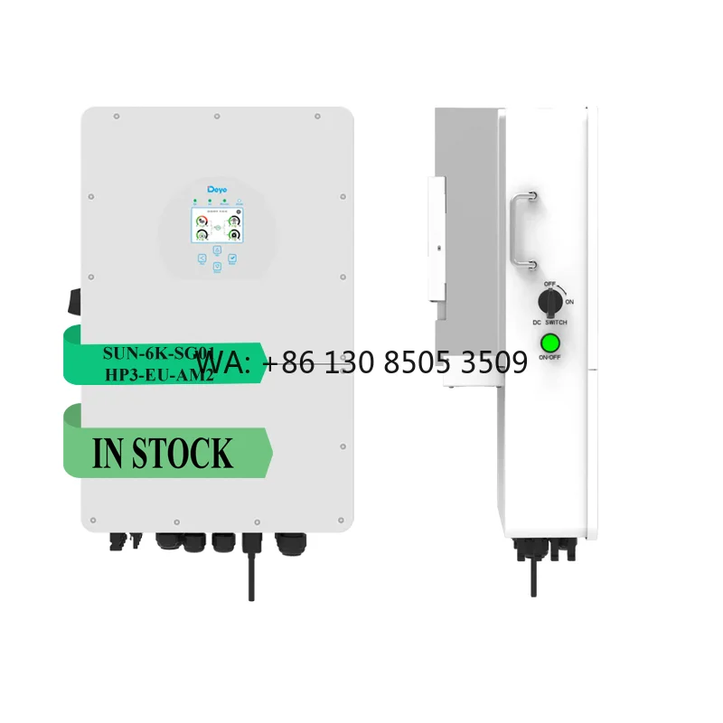 

Deye Three Phase Hybrid Solar Inverter 6KW SUN-6K-SG01 HP3-EU-AM2 Solar Inverter for Home Use