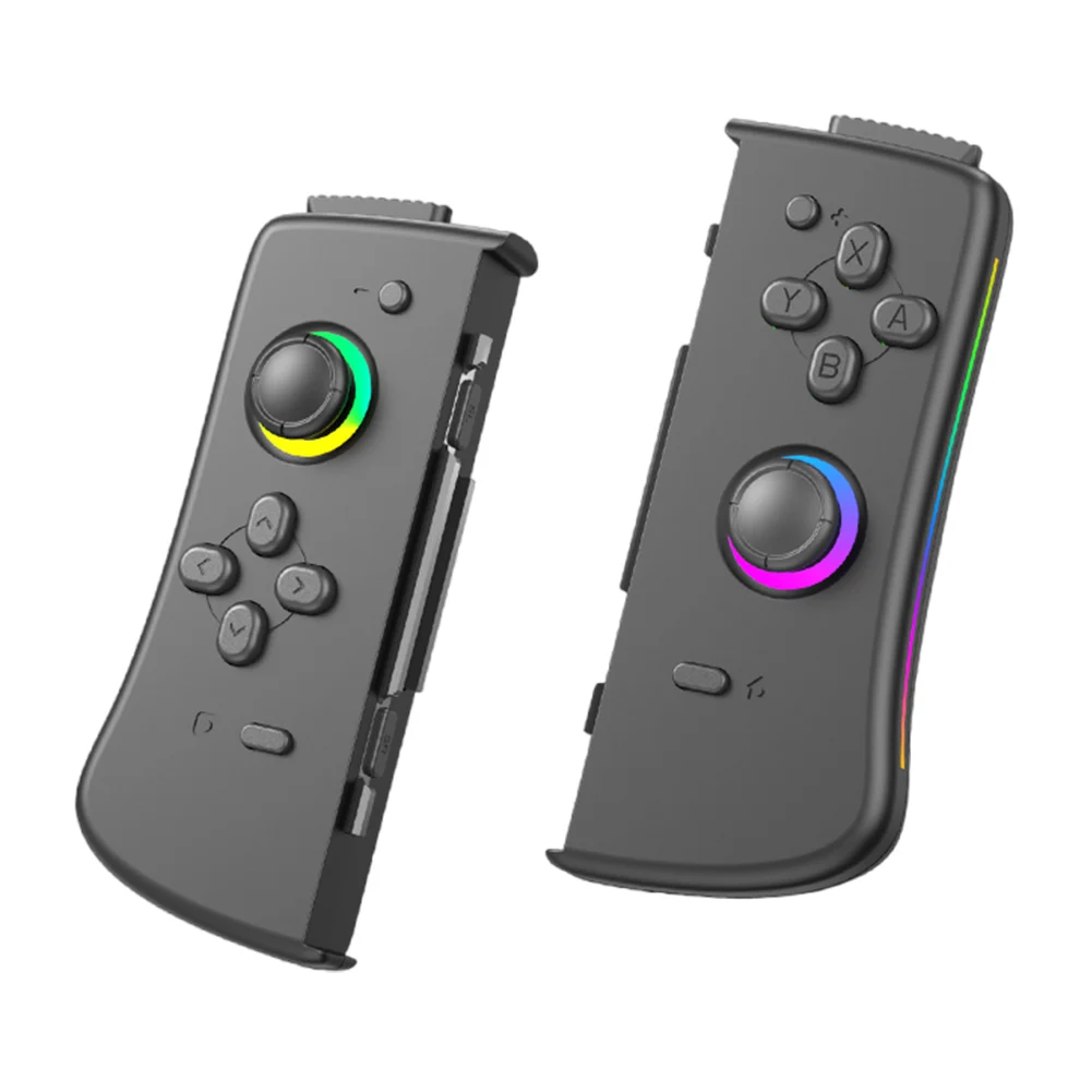 لوحة ألعاب التبديل لـ Joycon L/R Gamepads عصا التحكم للاستيقاظ الاهتزاز ستة محاور استشعار الحركة BT 5.0 للتبديل/التبديل OLED/Lite