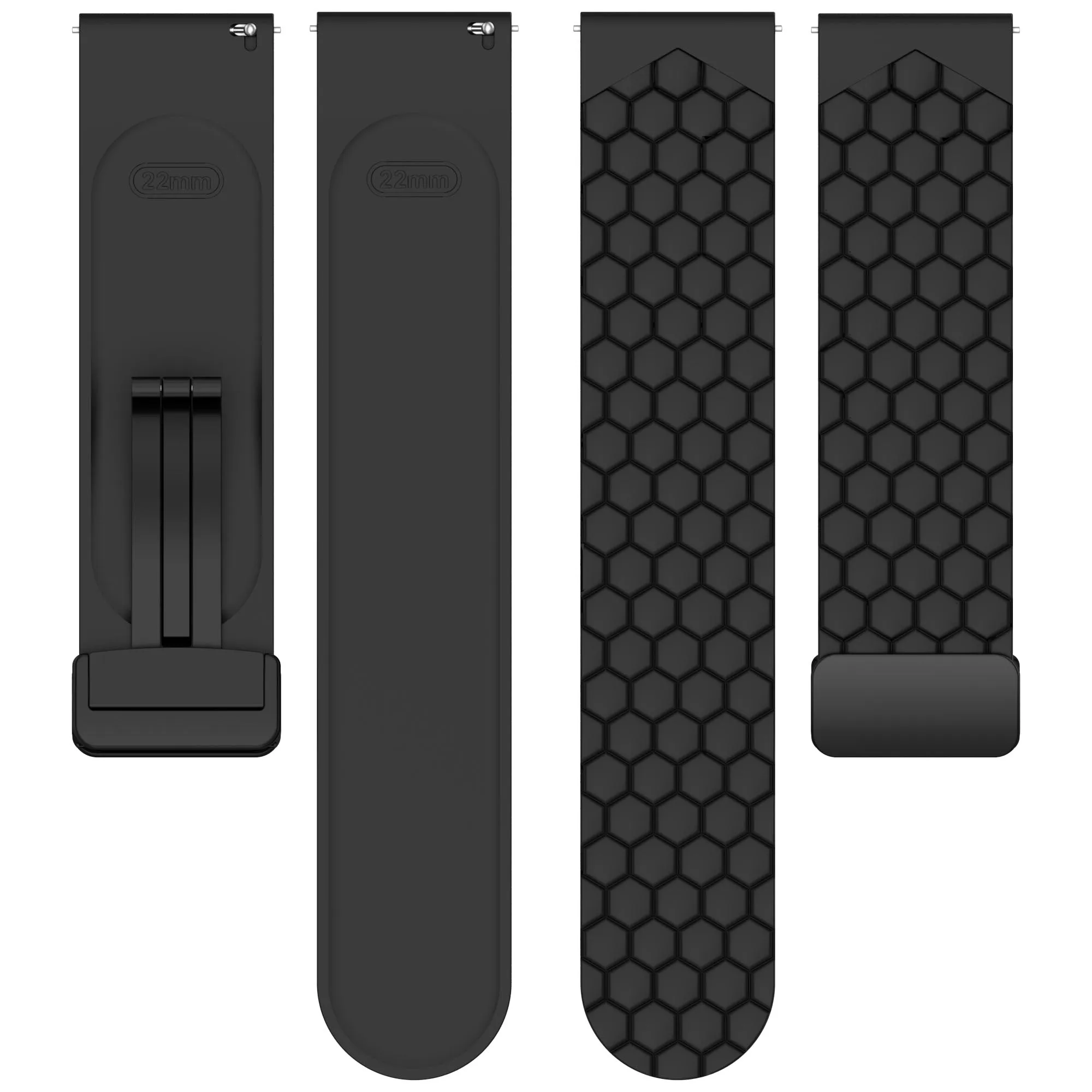 Magnetic Strap For Amazfit Bip 6 5 Smart Watch Quick 22mm Sports Silicone Breathable Wristband For Amazfit Bip 6 Accessories