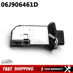 New Mass Air Flow Meters Sensor 06J906461D Fits for Skoda Seat Volkswagen Golf Je Tta Passat CC Tiguan Audi A3 A4 A5 A6 Q3 Q5 TT