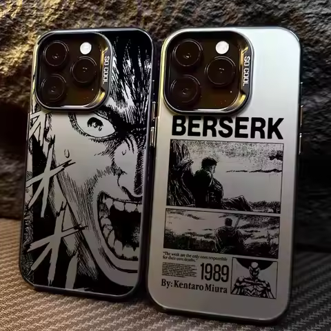 Berserk Anime Cover For Apple iPhone 17 Air 16E 16 15 14 13 12 mini 11 8 7 Pro Max Plus Colorful Phone Case