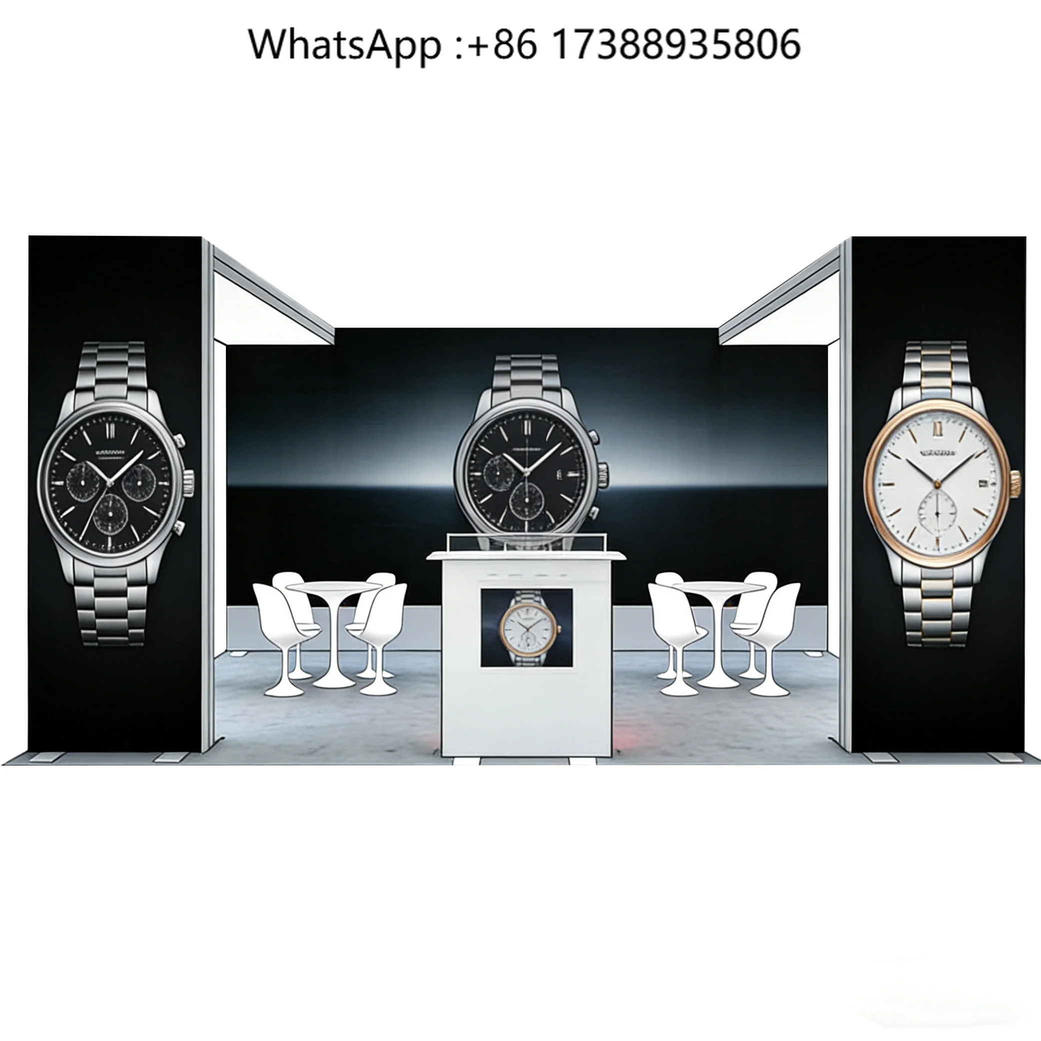 Customized 20x10ft Modular Exhibition Booth CE Certified Lightbox Stand Modular Backlit Display Portable Trade Show Seg Booth