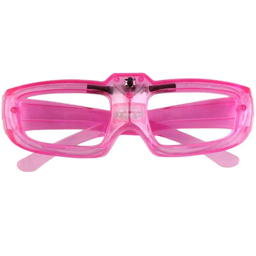 メガネ パーティー コンサート 小道具 暗闇で光る 大人用 グロースティック メガネ 発光メガネ シャッターシェードメガネ 点滅メガネ