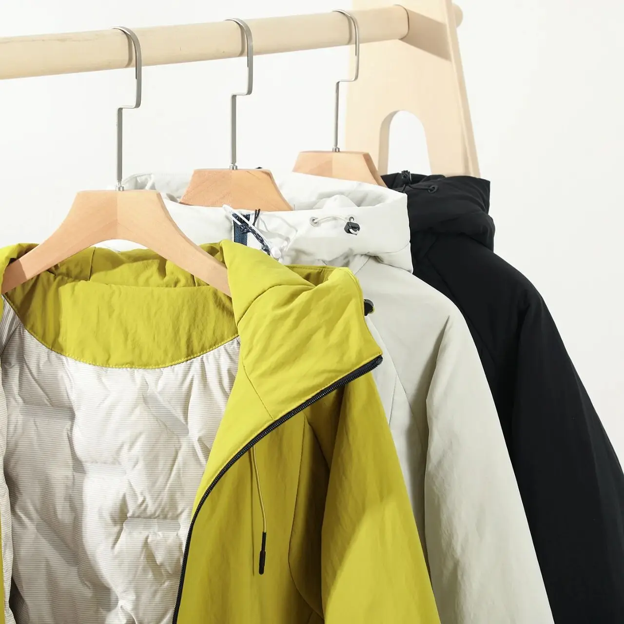 Warmth 90 Du down Hooded Men's Faionable down Jaet Windproof Outdoor Polyester Fiber Regular Fit Thiened Autumn Winte...