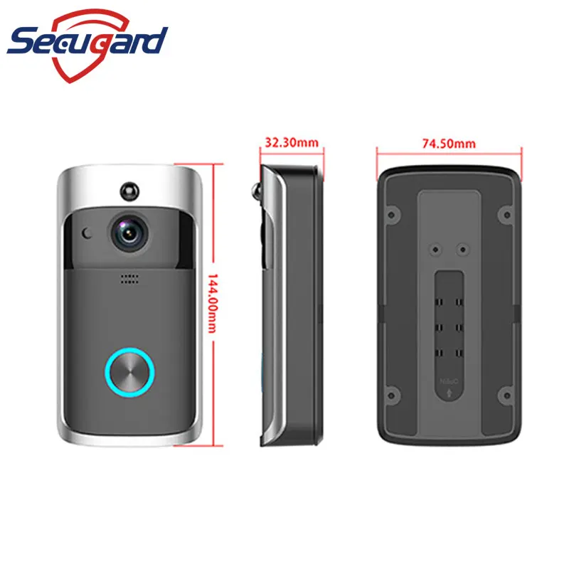 Wireless Doorbell Wifi Camera 1080P HD Outdoor Welcome Door Bell Night Vision Video Intercom Voice Smart Home Security Alarm