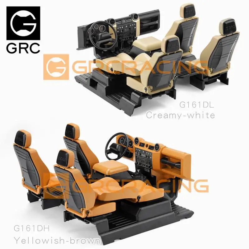 AIRC 1/10 Defender Interior Full Color Set For for traxxas Trx-4 Defender Body Simulation Upgraded Parts Accessories # G161dh/dl