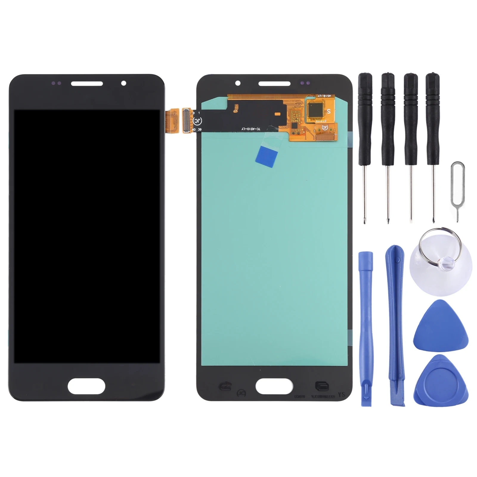 Oled material tela lcd e digitador assembléia completa para samsung galaxy a5 (2016) SM-A510