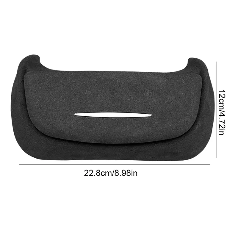 Estuche organizador para gafas de coche con sello BYD, caja de almacenamiento de gafas de sol de gamuza ABS, techo solar, soporte de almacenamiento