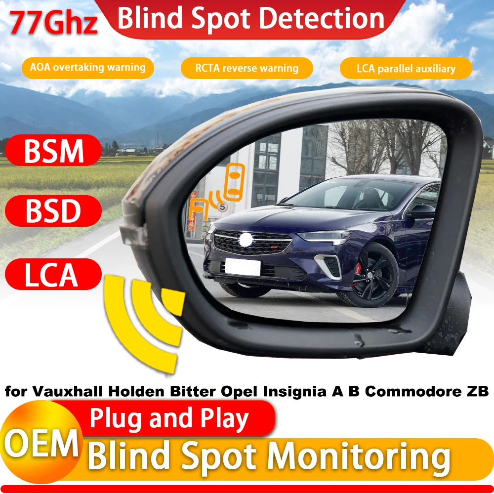 for Vauxhall Holden Bitter Opel Insignia A B Commodore ZB OEM Blind Spot Assist Monitor Monitoring Detection BSM BSA BSD System