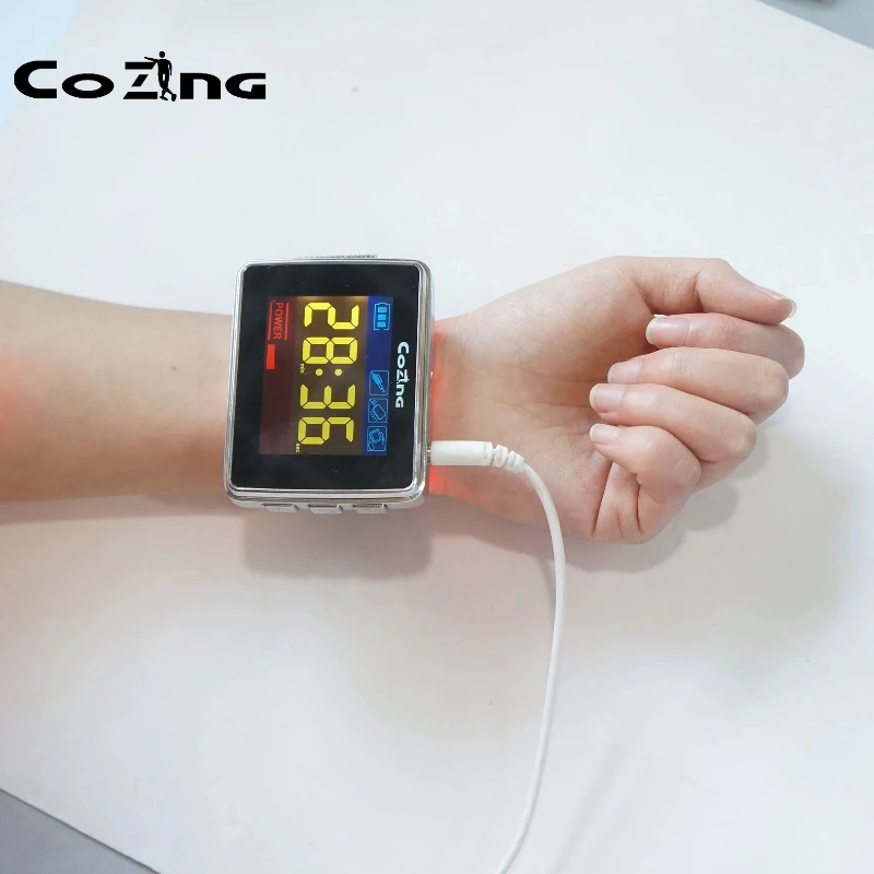 

Laser Therapy Watch 650nm Physiotherapy Device for Hyperlipidemia Cholesterol Vascular Occlusion Hypertension Diabetes