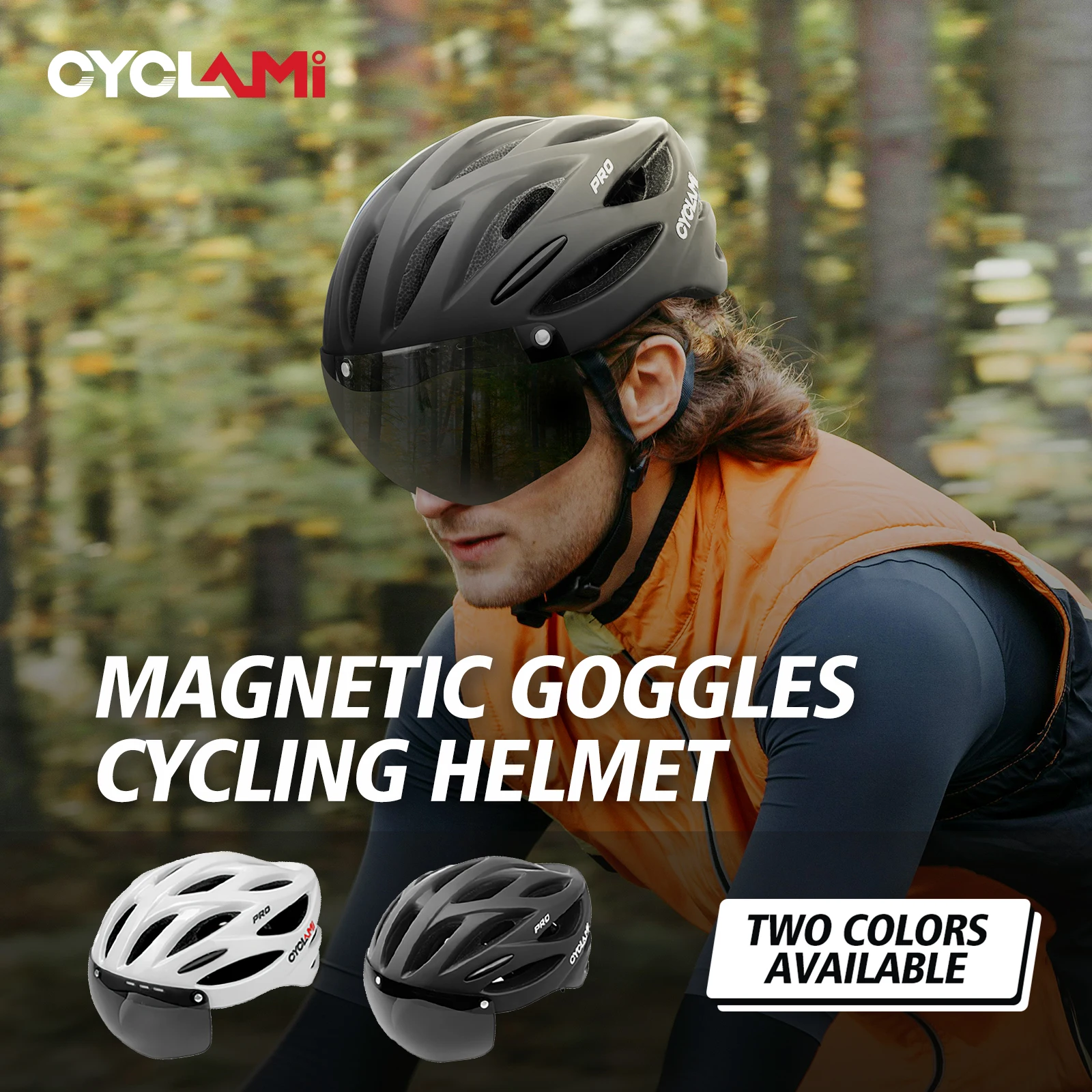 

CYCLAMI Bicycle Helmet Ultralight Racing Road Bike Hat Breathable Comfortable Cycling Safety Helmet