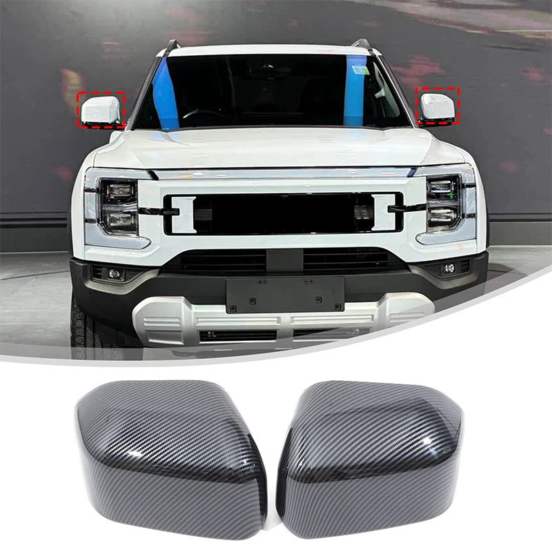 

Накладка на зеркало заднего вида автомобиля для BYD Shark 2024 2025 2026 LHD ABS, зеркало заднего вида, декоративная оболочка, авто внешние аксессуары