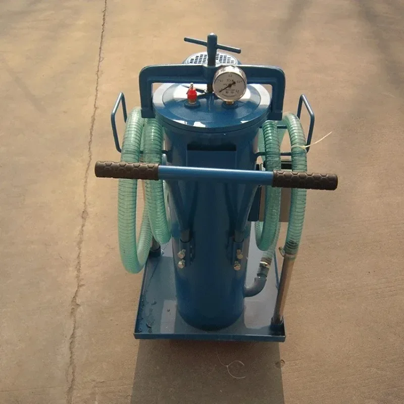 LUC-63 portable electric hydraulic fluid filtration system, oil fil-ter machine for excavators