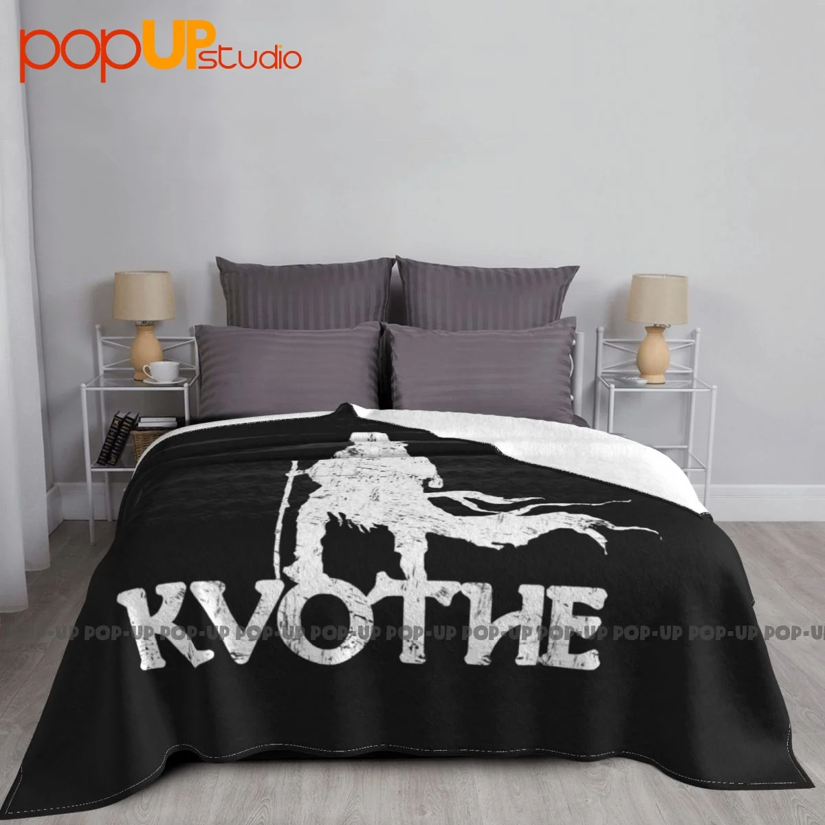 Kvothe Ii The Kingkiller Book Greyfallow Four Corners Chronicle Blanket Comfort On Couch Sofa Decorative