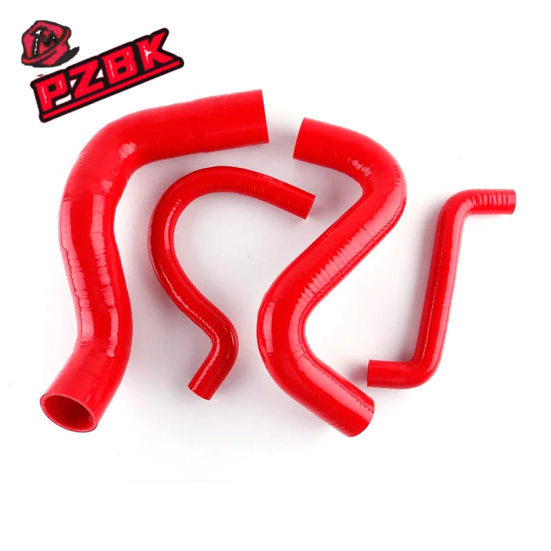 4PCS For 1991-1993 Ford Falcon EA EB 6CYL Multi Point Fuel Injection Silicone Radiator Coolant Pipe