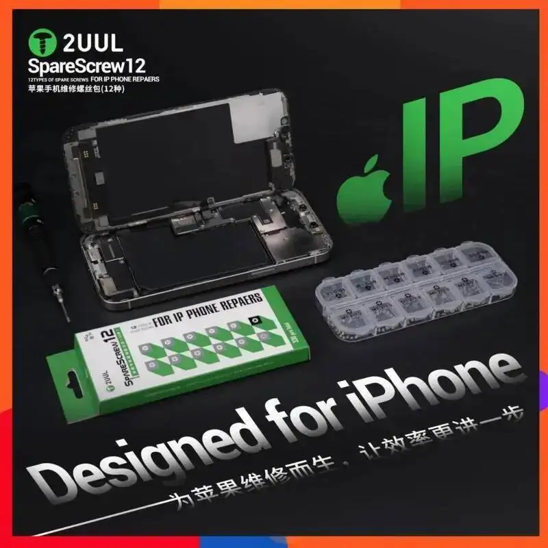 

Spare Screw 12 Spare Screws 12 Types for iPhone Repairers 330pcs Organized Case M0.8–M3.1 Sizes Fast Pick Design for Mobile Tech