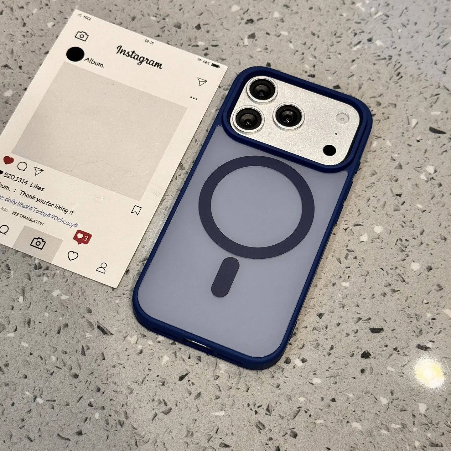 Luxuriöse Matte Soft-Bumper Hybrid-Hülle für iPhone 17 16 14 15 13Pro Max mit MagSafe Magnetischer Schutzabdeckung
