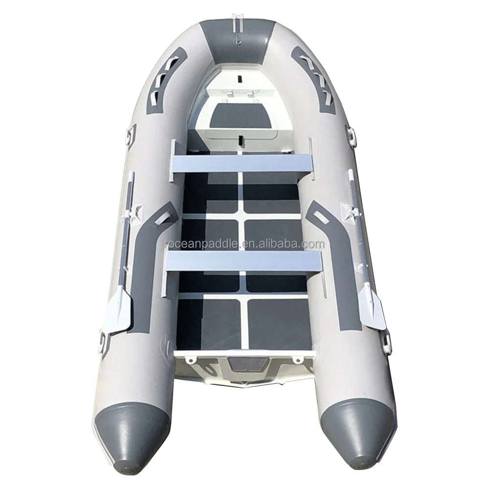 Hot Sale Luxury Aluminum Hull RIB 480 Rigid 15.54 Ft Console Inflatable Hypalon Boat For Entertainment On Sea