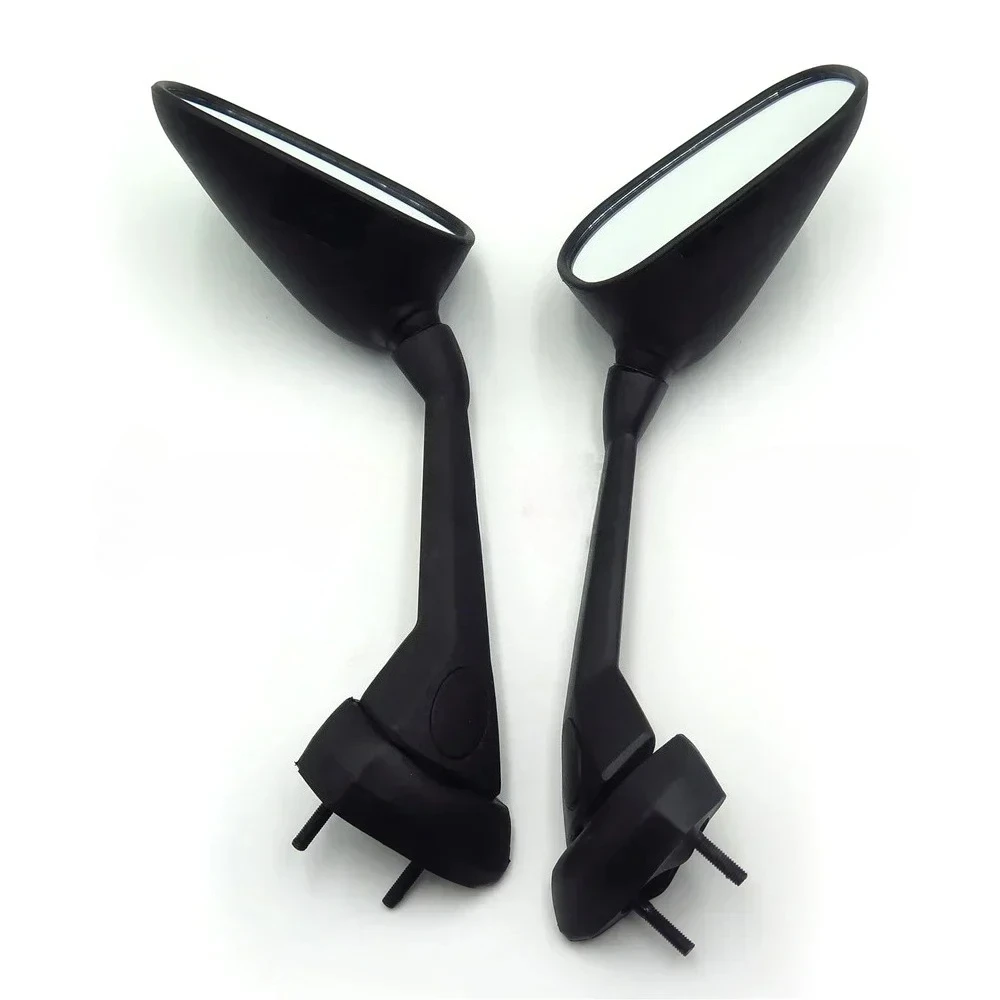 Motorcycle Left Right Rear View Mirror Rearview Side Mirrors for 2007-2013 Yamaha FZ1 FAZER Black - view 6