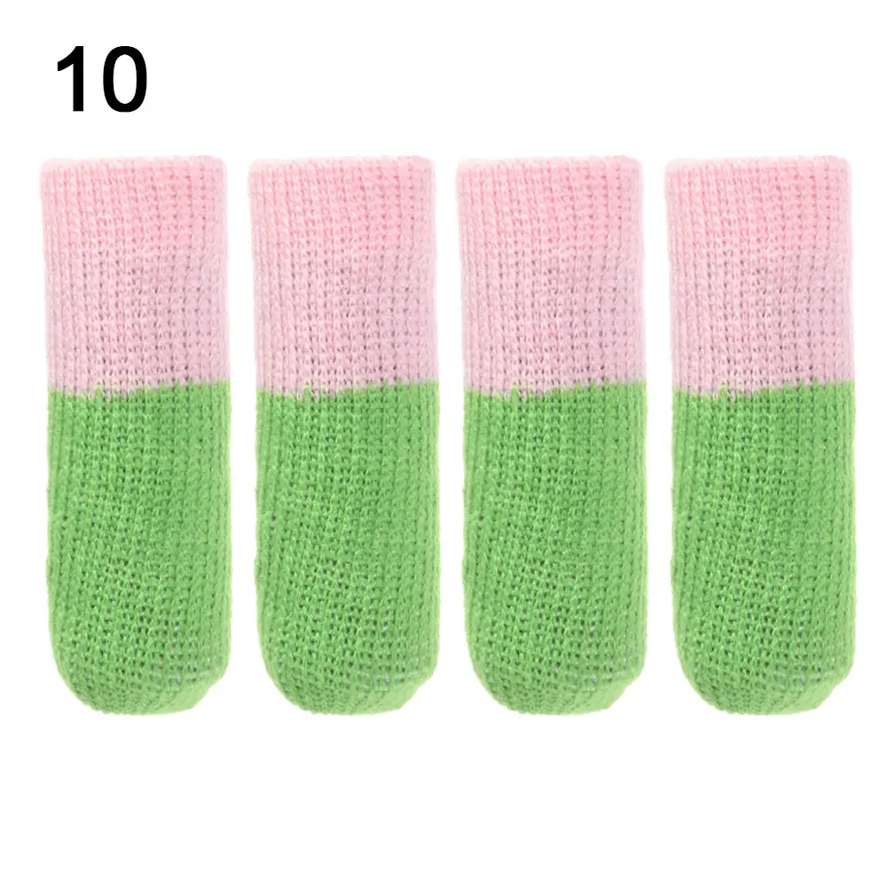 

Cups High Elastic Knitted Chair Leg Caps Furniture Feet Cover Furniture Socks Pads