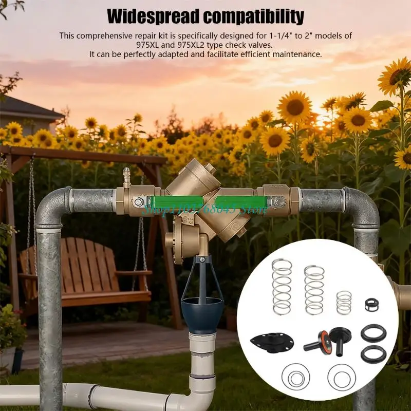 R53F Pack of 1 Water Gate Seal Set Tall Flexibility for 1 1/4 to 2 Foot Faucets