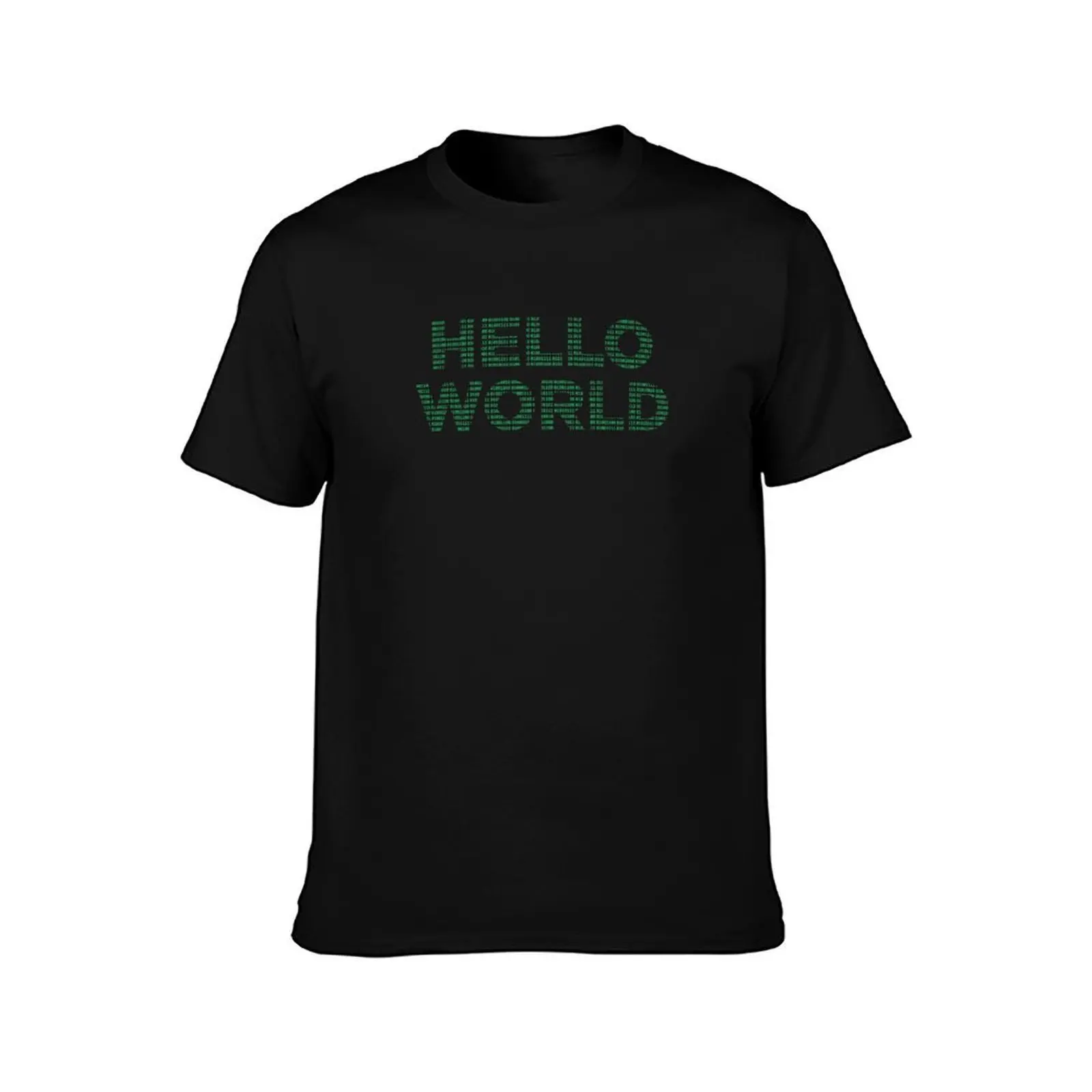 Hello World - Binary T-Shirt Street Art Print Tee Shirt T-Shirt