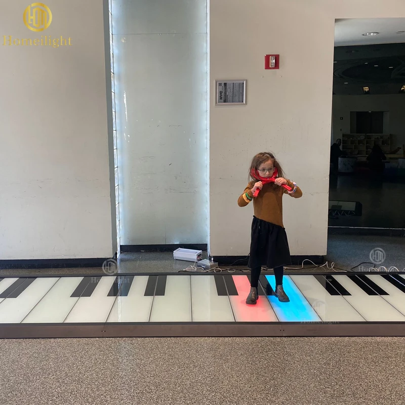 

Hot Piano Music Dance Floor for Event Dancing Tiles RGB Remote LED 3in1 Church Motor Club Lights High Bright Wedding