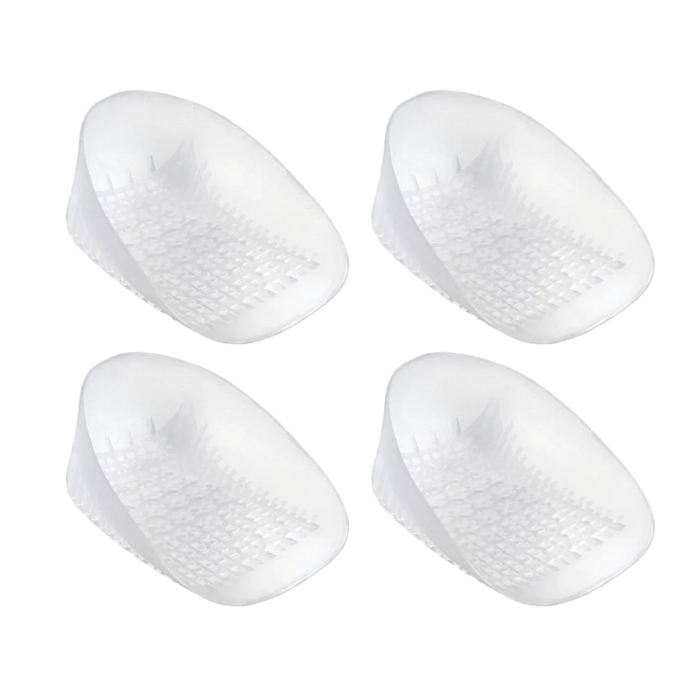 

2pcs Cups For Pain Relief U Shaped Heel Pads Inserts Shoe Comfort Foot Support Lightweight Anti-Wear Heel Cushions