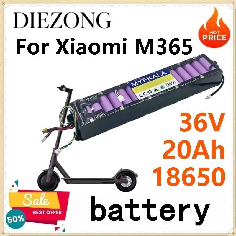 36V 20Ah Battery for Xiaomi M365 Special Battery Pack 36V Battery Riding 60km BMS Scooter Accessories