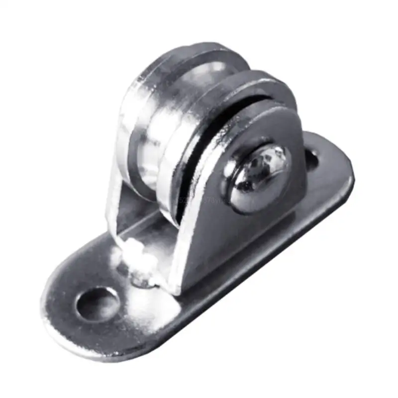 Small Pulley Block Silents Wall Ceiling Mount Pulley with Bearing Fixed Pulleys