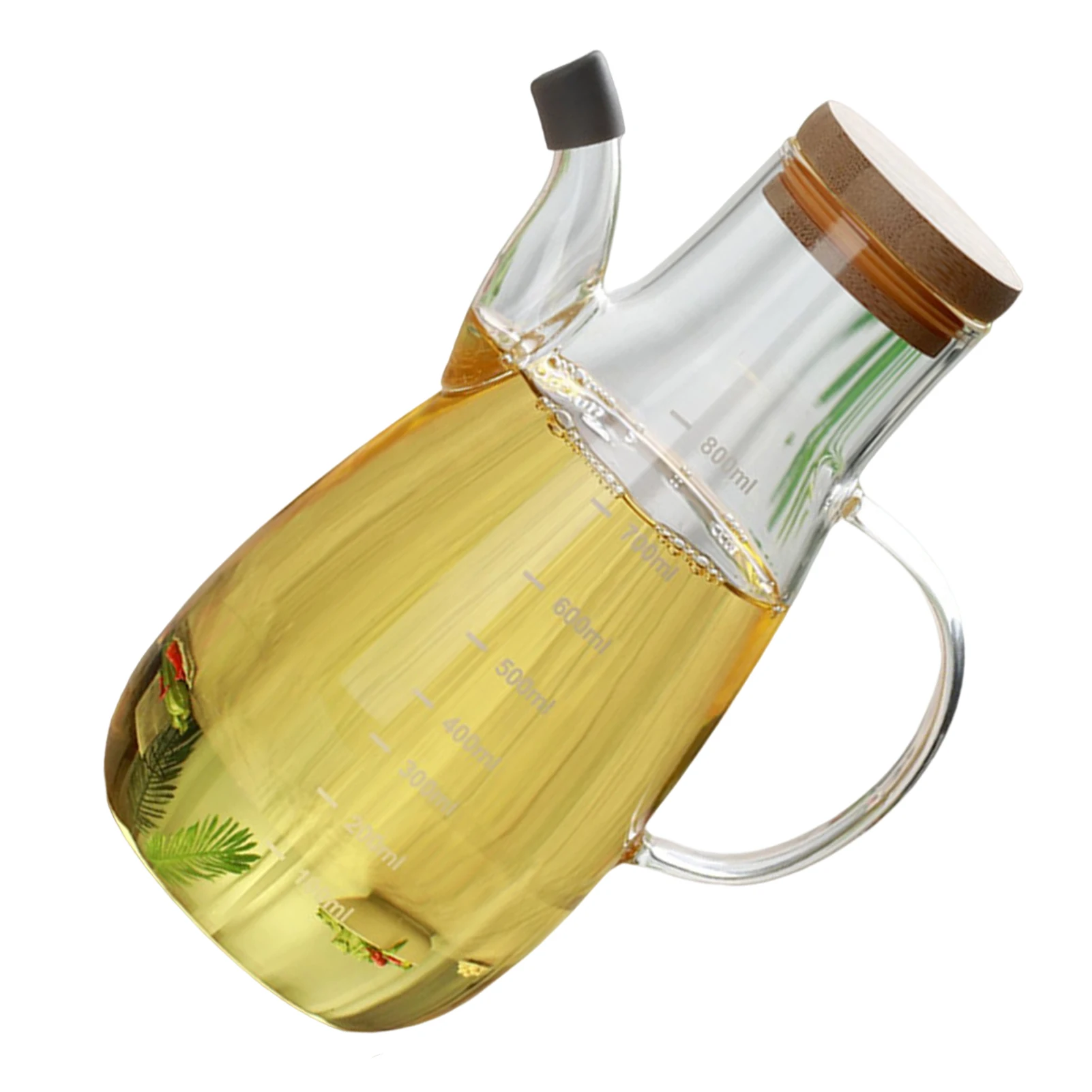 Kitchen Oil Pot Oil Bottle with Automatically Return Oil Drip Port for Kitchen Cooking Gadgets