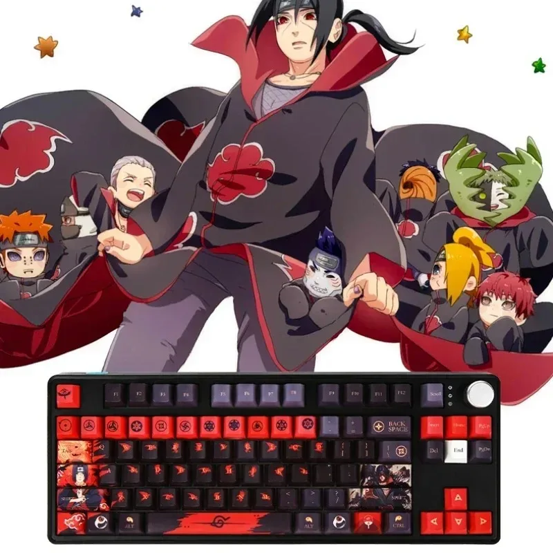 Imagem -03 - Original Ckc Jogo Anime Tema Keycaps Five-sided Pbt Material Processo de Sublimação Teclado Mecânico Personalizado