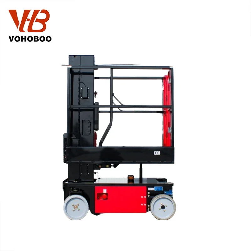 Wholesale Price Working Height 5.6m 6.8m 8m Self-propelled Vertical Mast With Single Mast