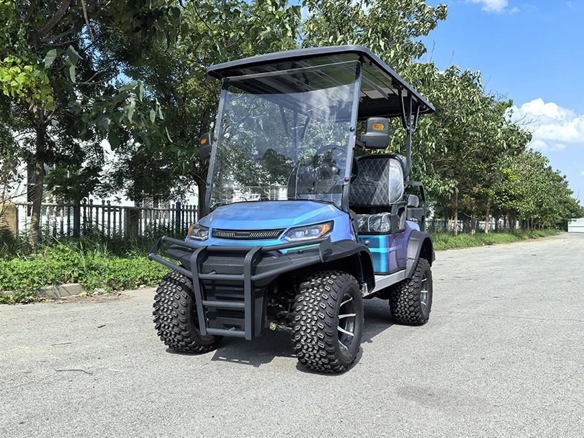 Carrello da golf elettrico Mini Club Car per auto da golf economica Baterii 120ah 72v