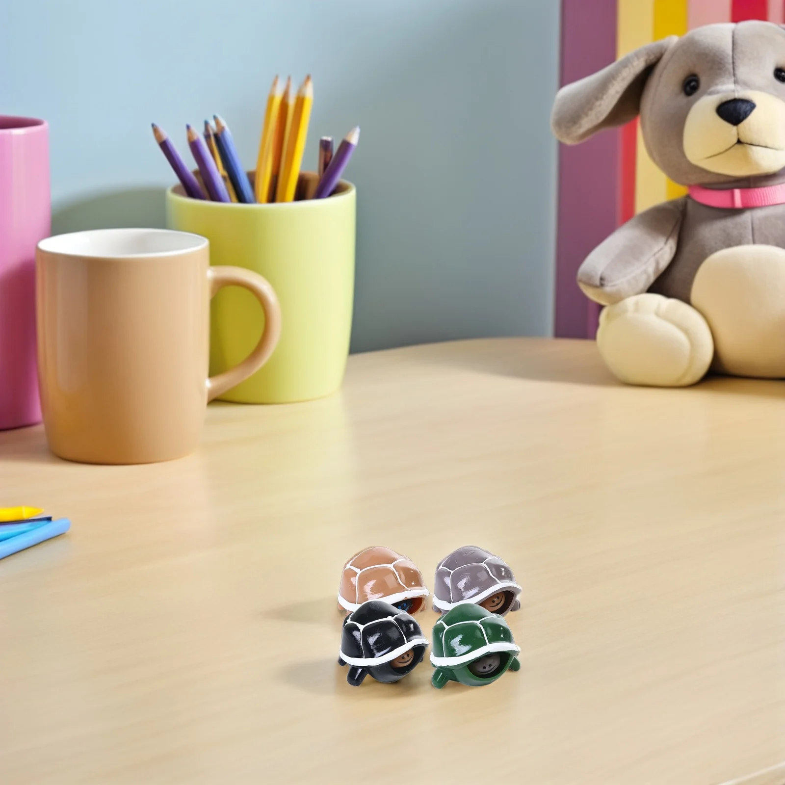 4 قطع من ألعاب تخفيف التوتر على السلحفاة للأطفال والكبار لتخفيف الضغط الحسي والتوحد ألعاب الإجهاد الممتعة والترفيه #6