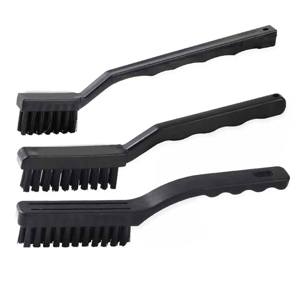 

1pc/3pcs Anti-Static Brush Electronic Antistatic Hairbrush Dust Clearning Hand Tools Black Plastic Handle Synthenic Fiber Brush