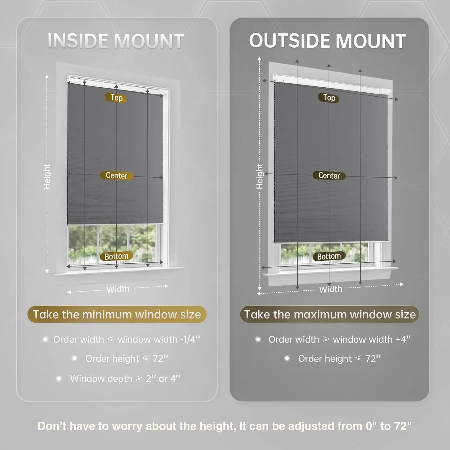 سعر المصنع اللاسلكي نافذة ظلال الخلوية التلقائي مع لوحة للطاقة الشمسية لا الحفر ستائر العسل لغرفة المنزل